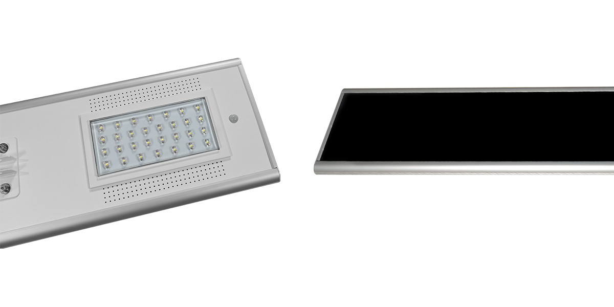 All in one solar street light All in one solar street light