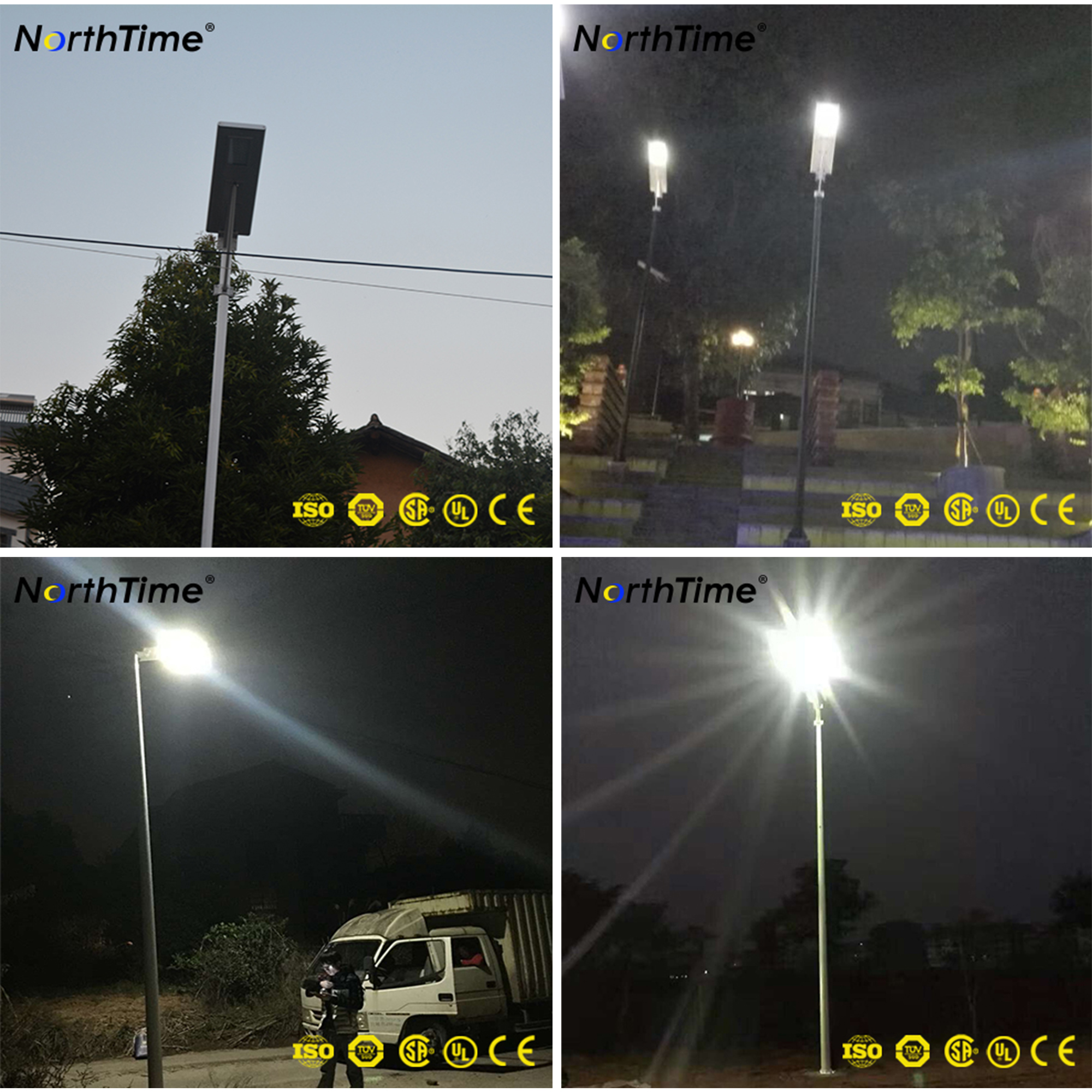 Sunpower LED street lamp projects Sunpower LED street lamp projects